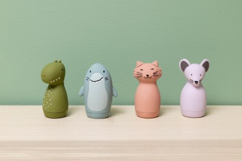 Zabawki do kąpieli tryskające wodą - Dino i Rekin Trixie Baby