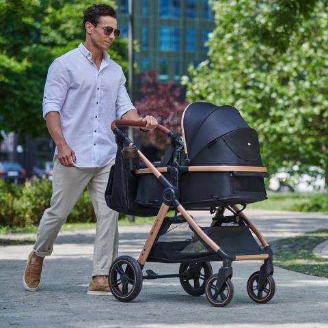 Wózek wielofunkcyjny ESME Pro 3w1 Moonlight Grey + Mink Pro 2 Kinderkraft
