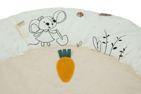 Gimnastyka/mata edukacyjna z drewnianym stojakiem - Garden of Adventures Tiny Love