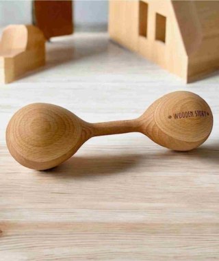 Wooden Story Drewniana Grzechotka Lark