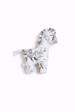 Konik LUCKY miękka maskotka z bawełny dla niemowląt - Woodland olive