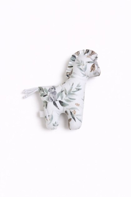 Konik LUCKY miękka maskotka z bawełny dla niemowląt - Woodland olive