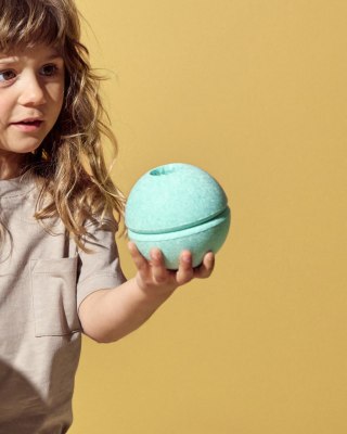 MODU - Foam Ball piłka piankowa, ocean mint / forest green