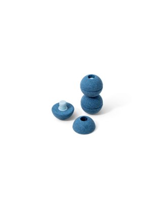 MODU - Foam Balls zestaw 3 piłek piankowych, deep blue / sky blue