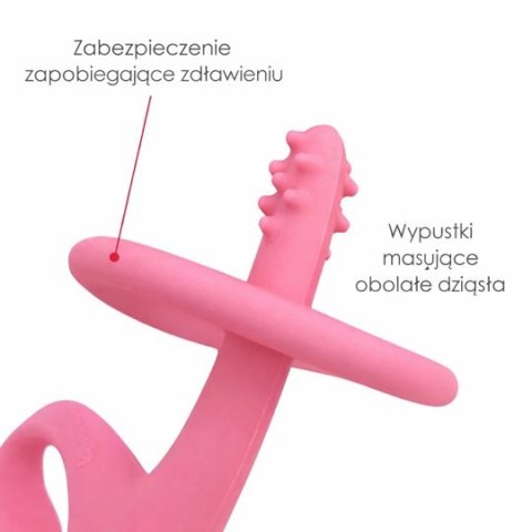 Gryzak Dancing Elephant pink Mombella