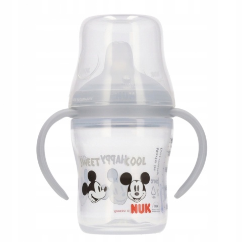 Nuk Butelka z uchwytami 150ml 6m+ Miki