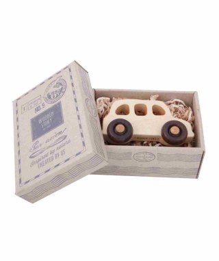 Wooden Story Drewniana Zabawka na Kółkach Auto English Taxi