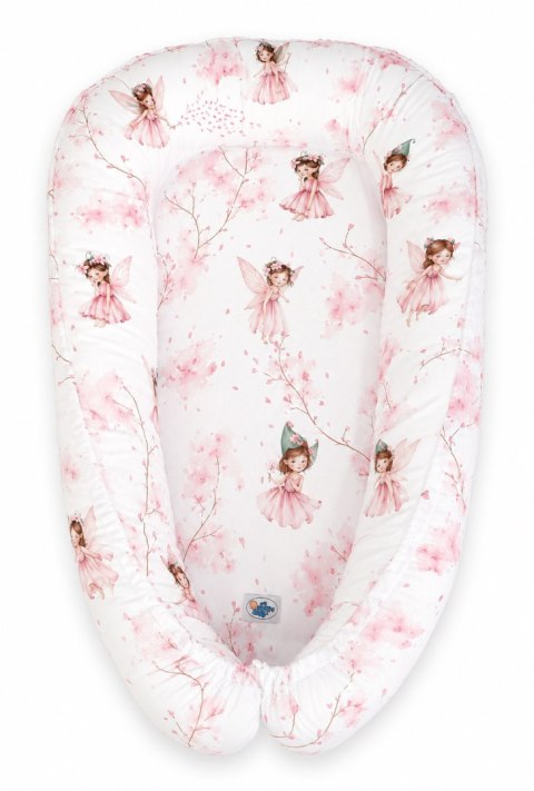 Kokon niemowlęcy dwustronny kojec otulacz Premium MY SWEET BABY- Blossom Fairies