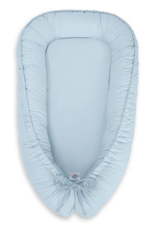 Kokon niemowlęcy dwustronny kojec otulacz Premium MY SWEET BABY- niebieski