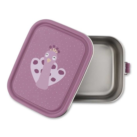 Mały stalowy lunch box - Paw Trixie Baby
