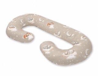 Poduszka ciążowa typu C dla kobiet w ciąży do spania karmienia+ zdejmowana poszewka Twinkle Woodland