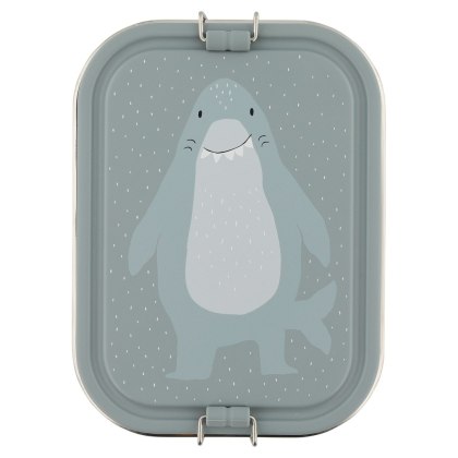 Duży stalowy lunch box - Rekin Trixie Baby