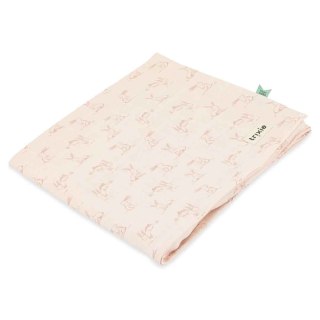 Muślinowy otulacz 110x110 cm - Rosy Rabbit Trixie Baby