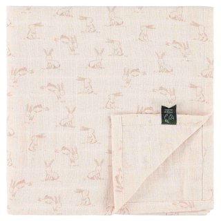 Muślinowy otulacz 110x110 cm - Rosy Rabbit Trixie Baby