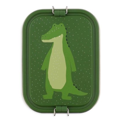 Duży stalowy lunch box - Aligator Trixie Baby