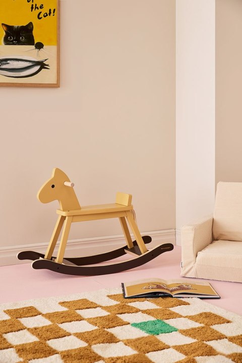 KID'S CONCEPT - koń na biegunach, honey yellow