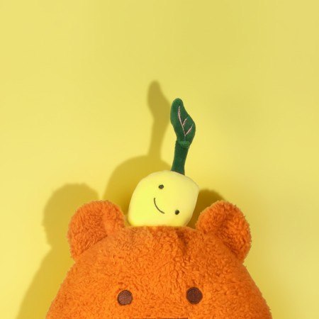 DOUDOU - MIAM! John Lemon, 60 cm, pomarańczowa cytryna