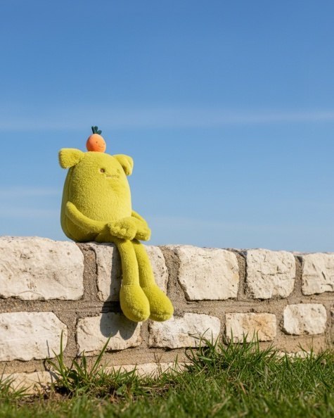 DOUDOU - MIAM! Laurent Jade, 60 cm, zielona pomarańcza