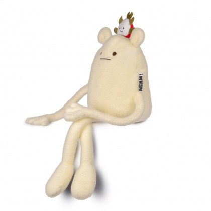DOUDOU - MIAM! Smoczy Owoc No Name, 60 cm, biały