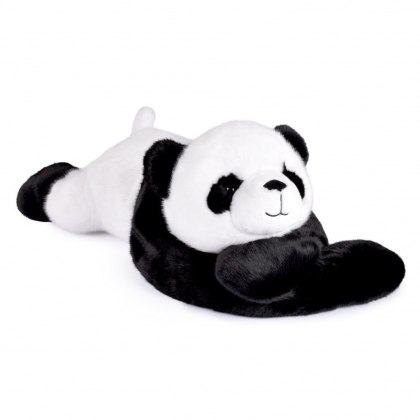 DOUDOU - obciążeniowa pluszowa panda Podcoll Histoire d'Ours, 75 cm, czarno-biały