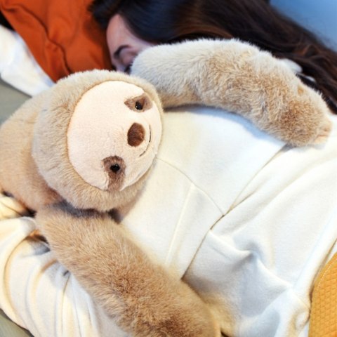 DOUDOU - obciążeniowy pluszowy leniwiec Podcoll Histoire d'Ours, 50 cm, beżowy