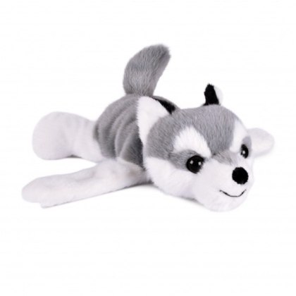 DOUDOU - pluszowa bransoletka slap pies husky Podcoll, Histoire d'Ours, jasny szary