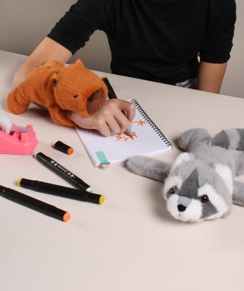 DOUDOU - pluszowa bransoletka slap pies husky Podcoll, Histoire d'Ours, jasny szary