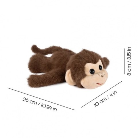 DOUDOU - pluszowa bransoletka slap małpka Podcoll, Histoire d'Ours, brązowy