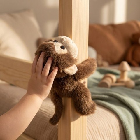 DOUDOU - pluszowa bransoletka slap małpka Podcoll, Histoire d'Ours, brązowy