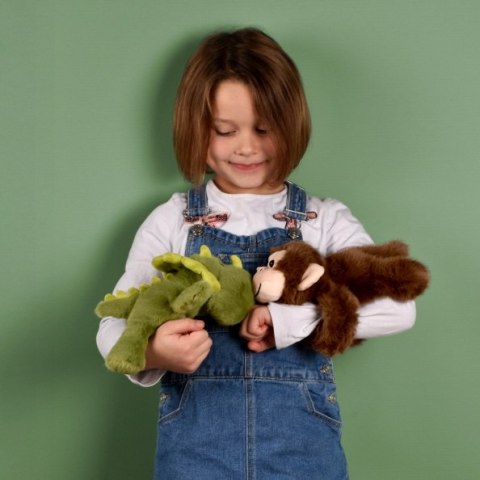 DOUDOU - pluszowa bransoletka slap małpka Podcoll, Histoire d'Ours, brązowy