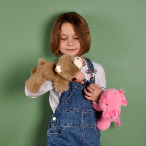DOUDOU - pluszowa bransoletka slap miś Podcoll, Histoire d'Ours, jasny brązowy