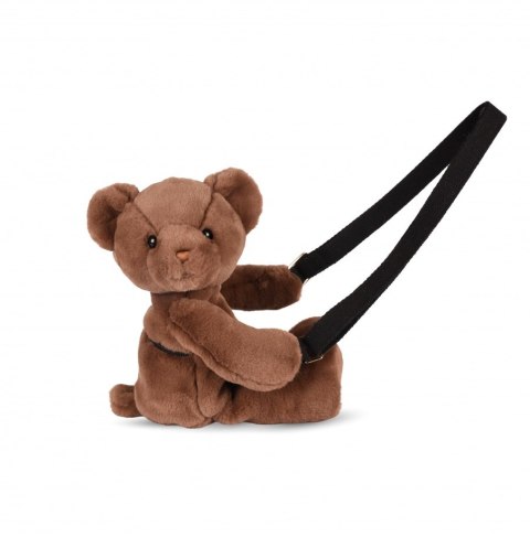DOUDOU - pluszowa torba na ramię miś, Doudou et Compagnie, brązowy