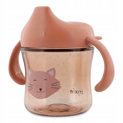 Kubek niekapek z uchwytami dla dzieci - Kot Trixie Baby