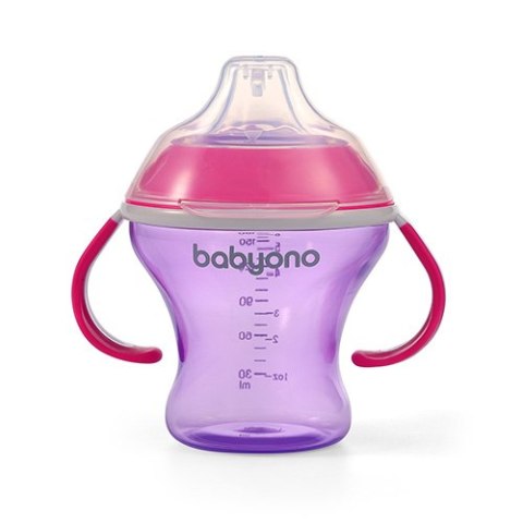 Babyono 1456/02 Kubek niekapek z miękkim ustnikiem 180 ml