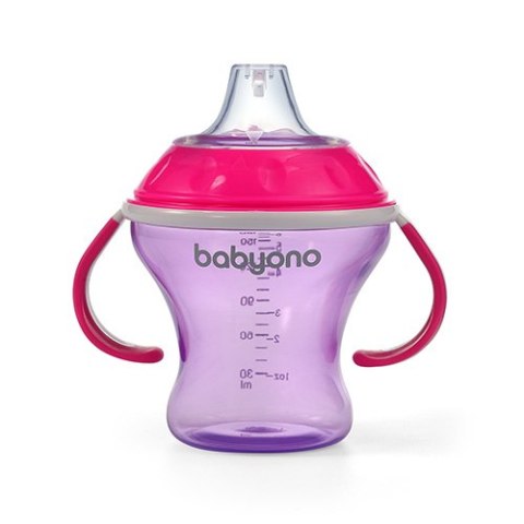 Babyono 1456/02 Kubek niekapek z miękkim ustnikiem 180 ml