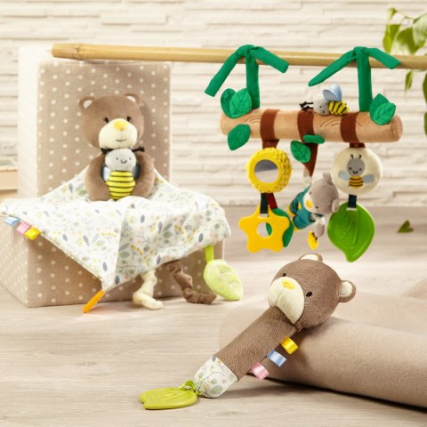 Babyono Zabawka edukacyjna - zawieszka do wózka TEDDY GARDENER