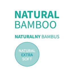 Babyono 347/06 Myjka do kąpieli bambusowa dla dzieci i niemowląt NATURAL BAMBOO