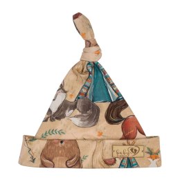 Baby In World Czapka niemowlęca Smerfetka Boho Boy 7-12 m