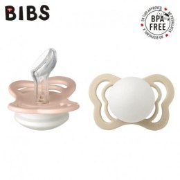 BIBS 1700319 Smoczek uspokajający COUTURE BLUSH N & VANILLA N S 2-pak