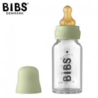 BIBS Antykolkowa butelka szklana 110 ml Sage