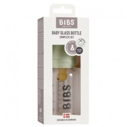 BIBS 5013250 Antykolkowa butelka szklana 110 ml Sage