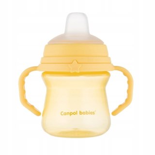 Canpol 56/614 Kubek z silikonowym ustnikiem FirstCup 150ml yellow