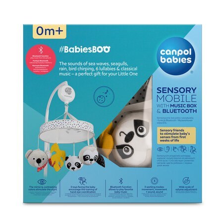 Canpol 68/093 Sensoryczna karuzela z pozytywką/Bluetooth BabiesBoo