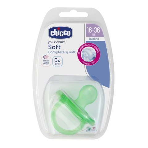 CHICCO Smoczek PHYSIO SOFT silikon 16-36m+ 1 szt