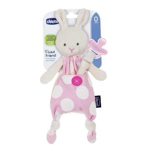 CHICCO Maskotka do smoczka Pocket Friend girl