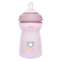 CHICCO Butelka NF plastikowa 6m+ 330 ml girl