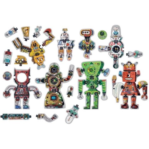 CzuCzu Puzzle 65 el. Roboty 3+