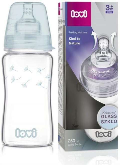 LOVI 74/205 Butelka szklana Diamond Glass 250 ml Botanic