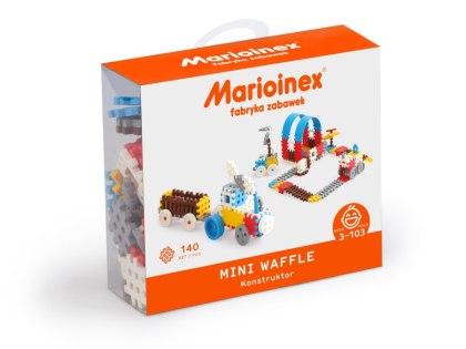 MARIOINEX Klocki waffle mini 140 szt. Konstruktor