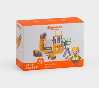 MARIOINEX Klocki waffle mini - Budowniczy duży [ blister ]